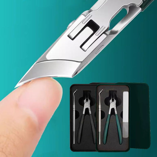 Buy 2 Get 30% OFF🔥 Splashproof 25° Beveled Edge Nail Clippers 3-Piece Set